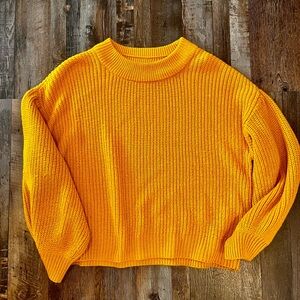 Vero Moda Bright Yellow Crew Neck Sweater